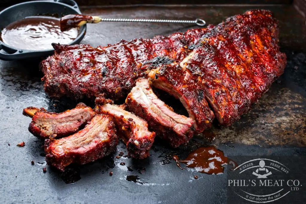 Fresh Pork Ribs BBQ Marinated (pre-cooked)