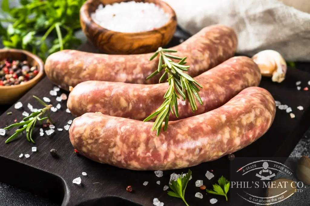Phil's Traditional Beef Sausages