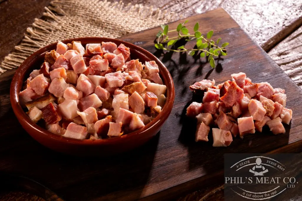 PHIL'S SMOKEY BACON CUBES per kg