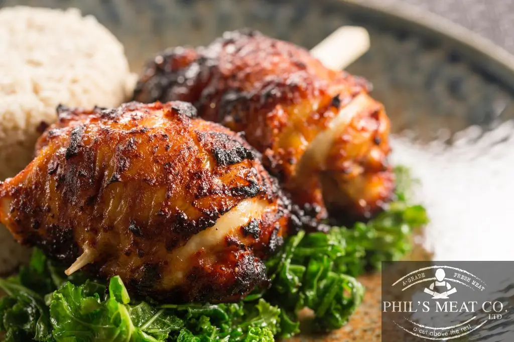 Fresh De-boned Hanches Brochettes Marinated