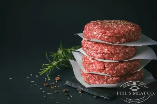 [WEB-FBK026] Beef Burgers Chargrill (4 x 150g)