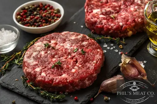 [WEB-FLA017] Fresh Lamb Burger Spicy (4x150g)